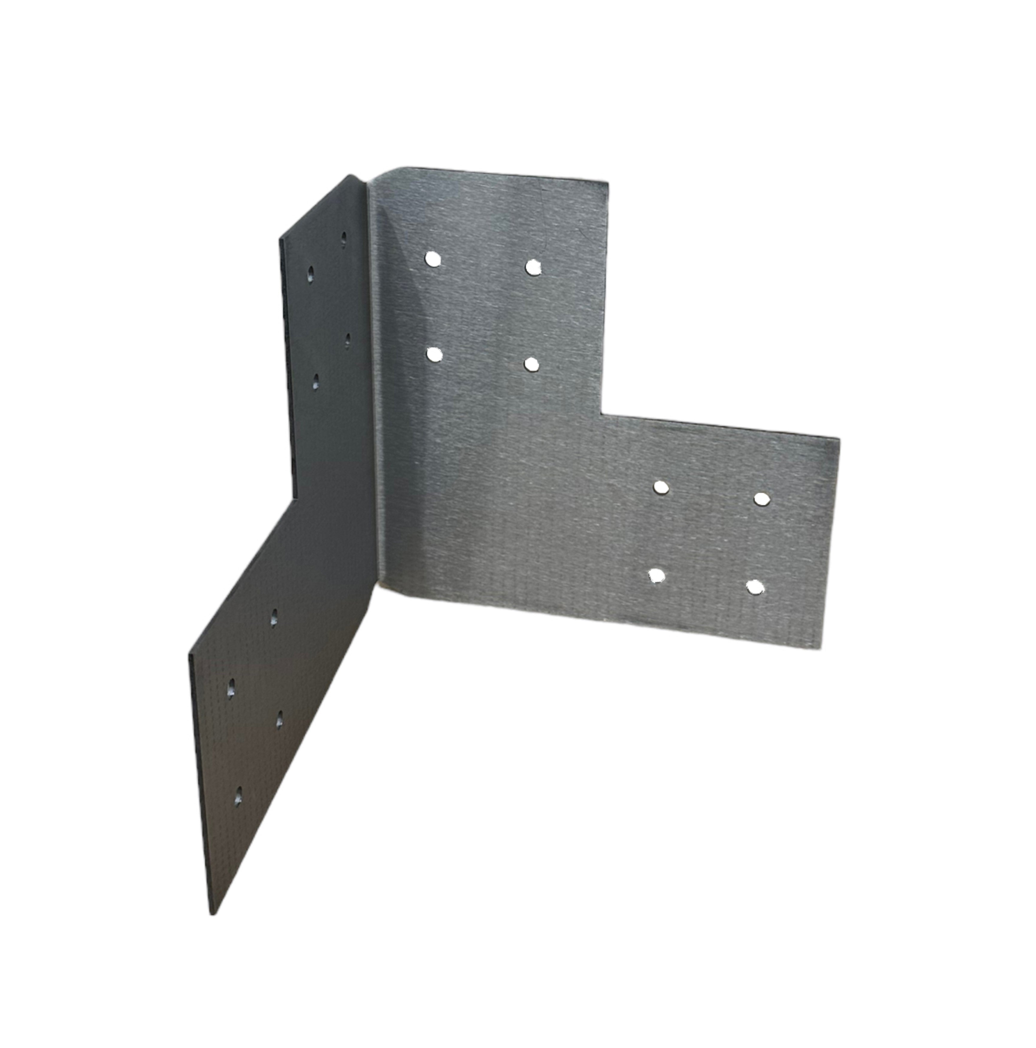 Structural Design Corner Bracket for 6x6 Post, 6x6 Corner Support Bracket, 6x6 Steel Bracket, 6 inch Post Bracket, 6x6 Corner Bracket