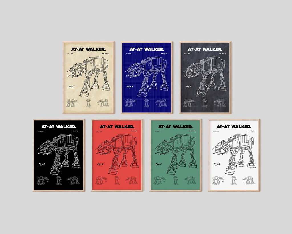 Star Wars Patent Art Prints: Vehicle Blueprint Set (Digital Download)
