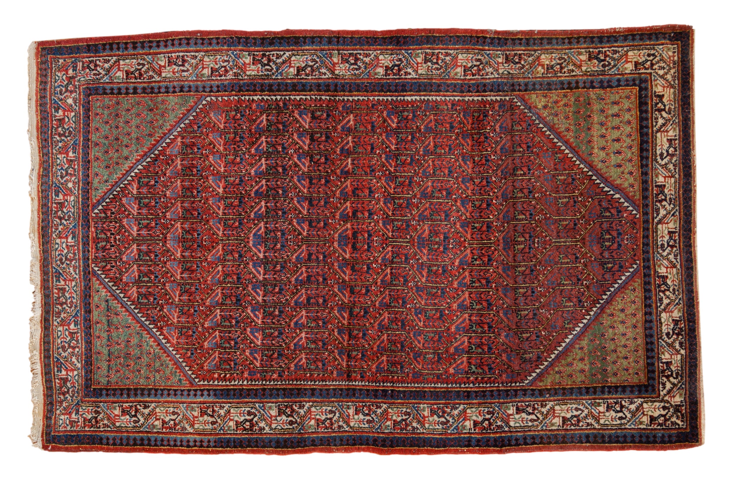 4.5x7 Vintage Arak Sarouk Rug