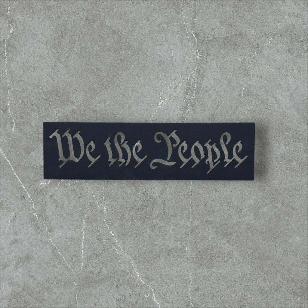 We The People Stencil: Steel or Aluminum, American Flag Maker