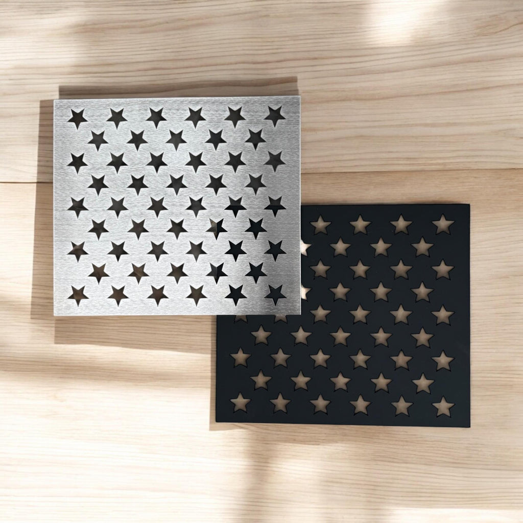 Steel Star Stencil: American Flag Woodworking, Sizes Up to 6ft
