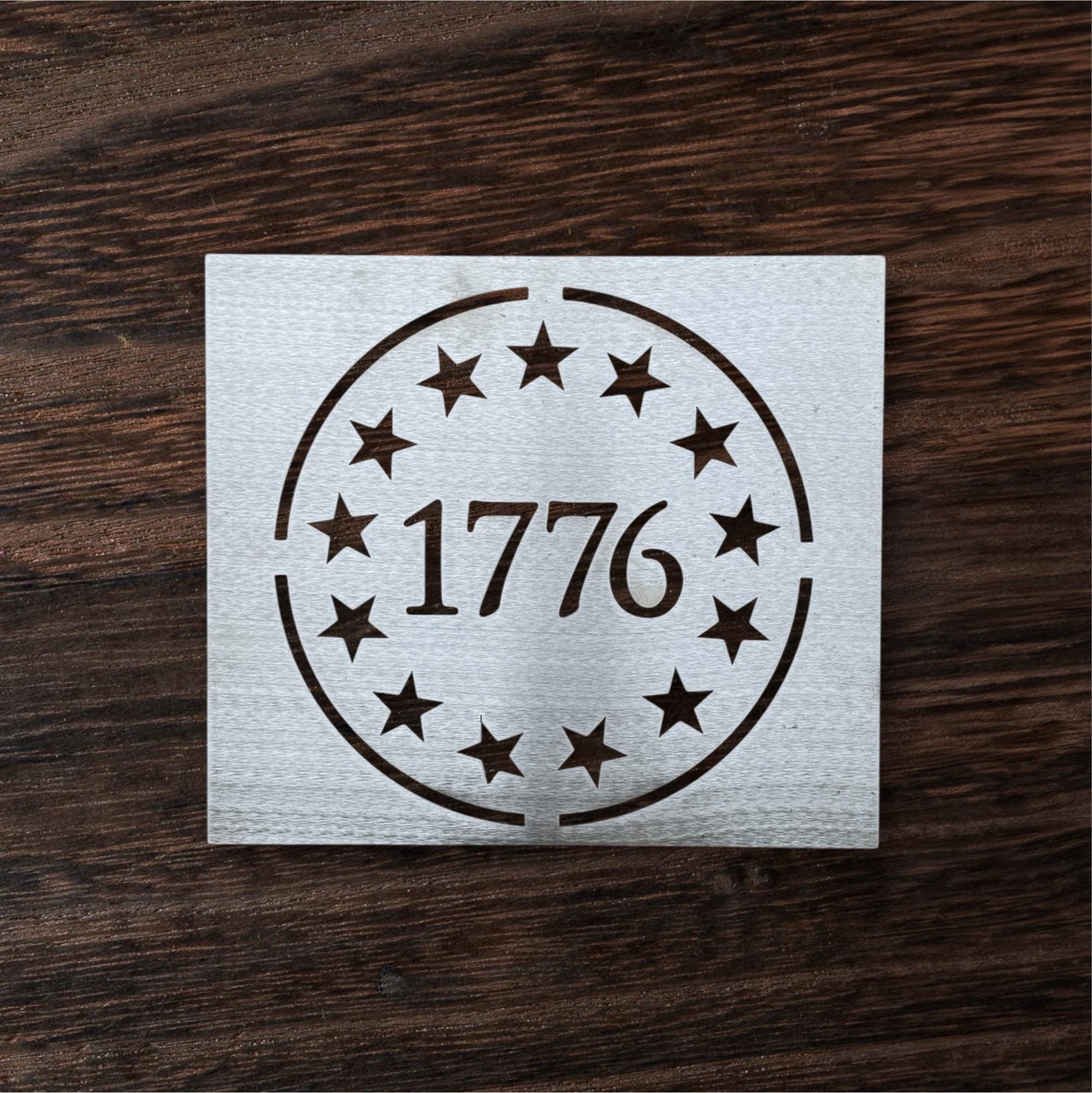 Betsy Ross 13 Star Stencil: Steel or Aluminum American Flag Maker