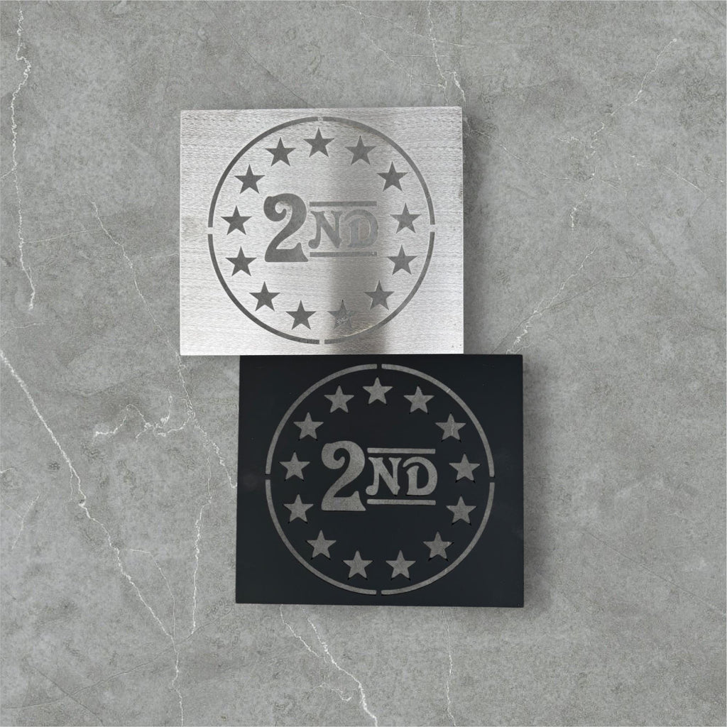 Betsy Ross 13 Star Stencil: Steel or Aluminum, 2nd Amendment