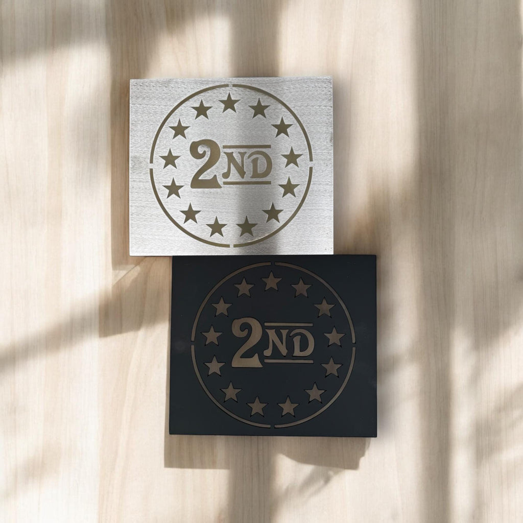 Betsy Ross 13 Star Stencil: Steel or Aluminum, 2nd Amendment