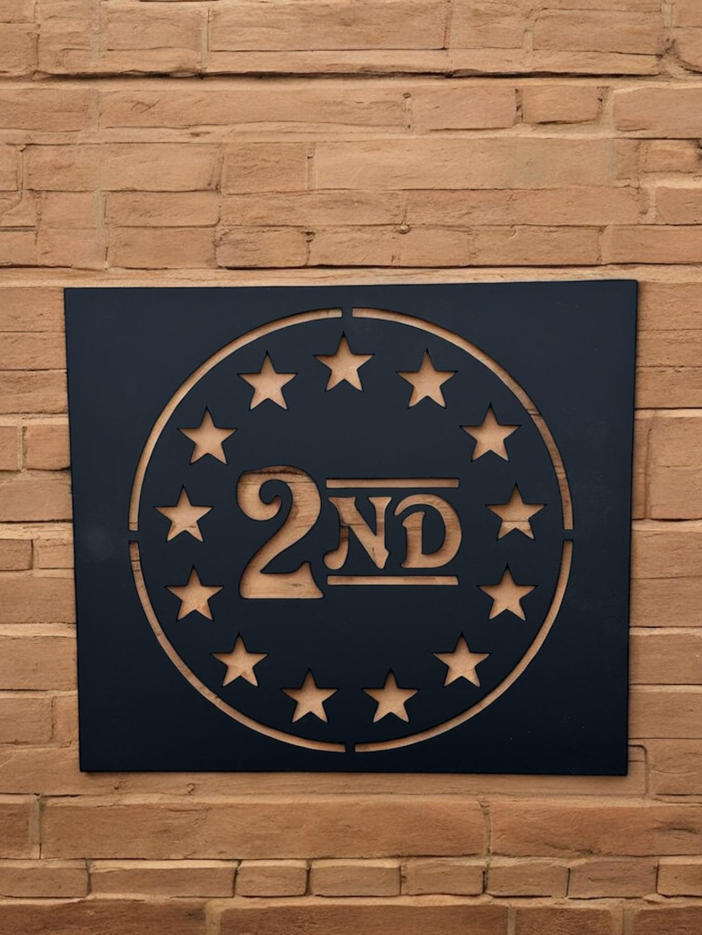 Betsy Ross 13 Star Stencil: Steel or Aluminum, 2nd Amendment