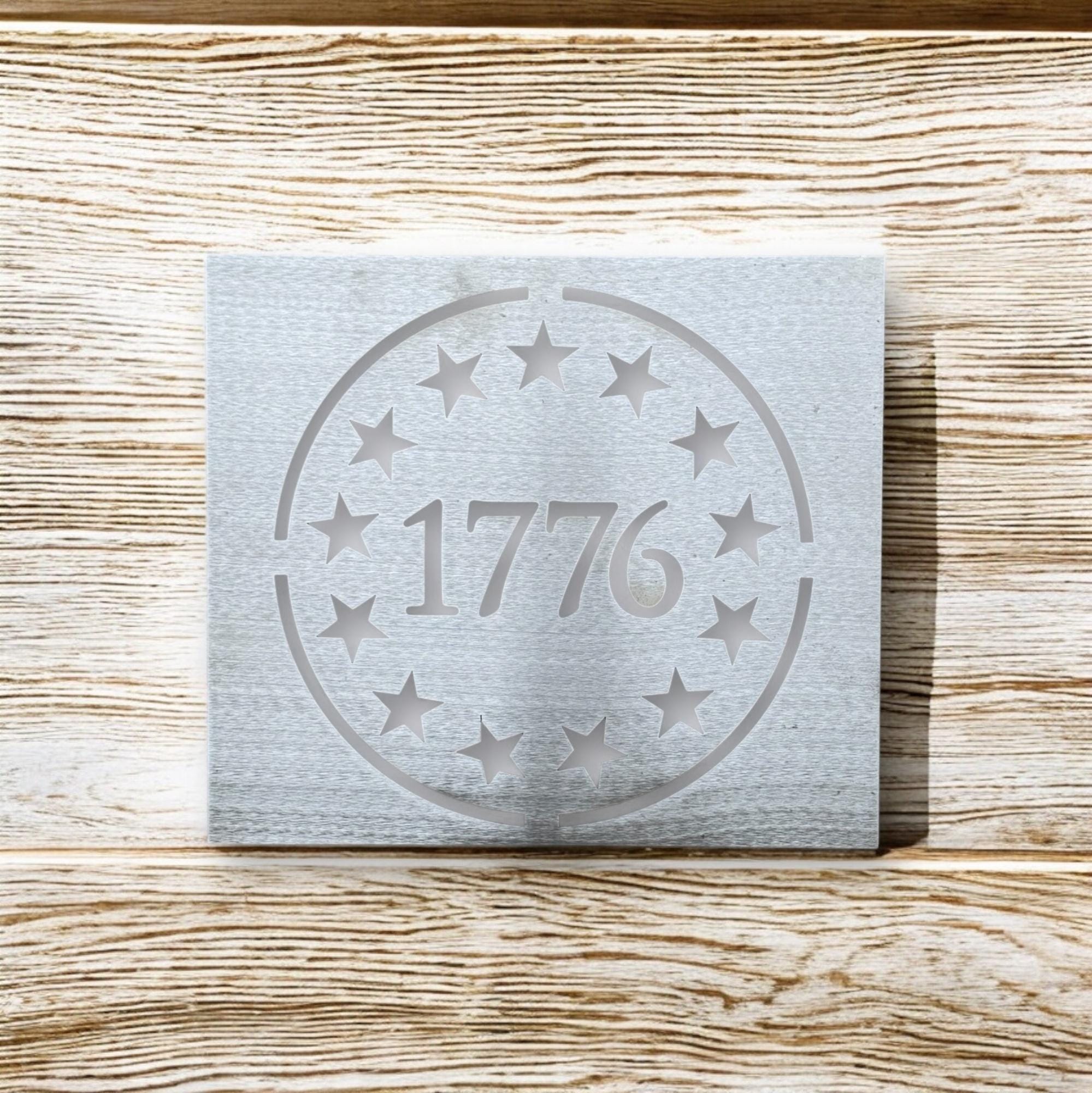 Betsy Ross 13 Star Stencil: Steel or Aluminum American Flag Maker