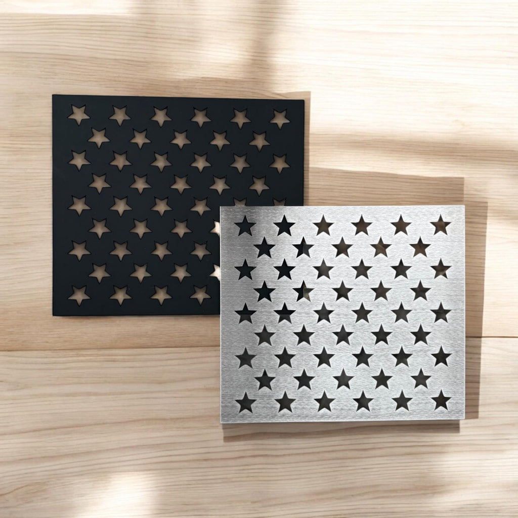 Steel Star Stencil: American Flag Woodworking, Sizes Up to 6ft