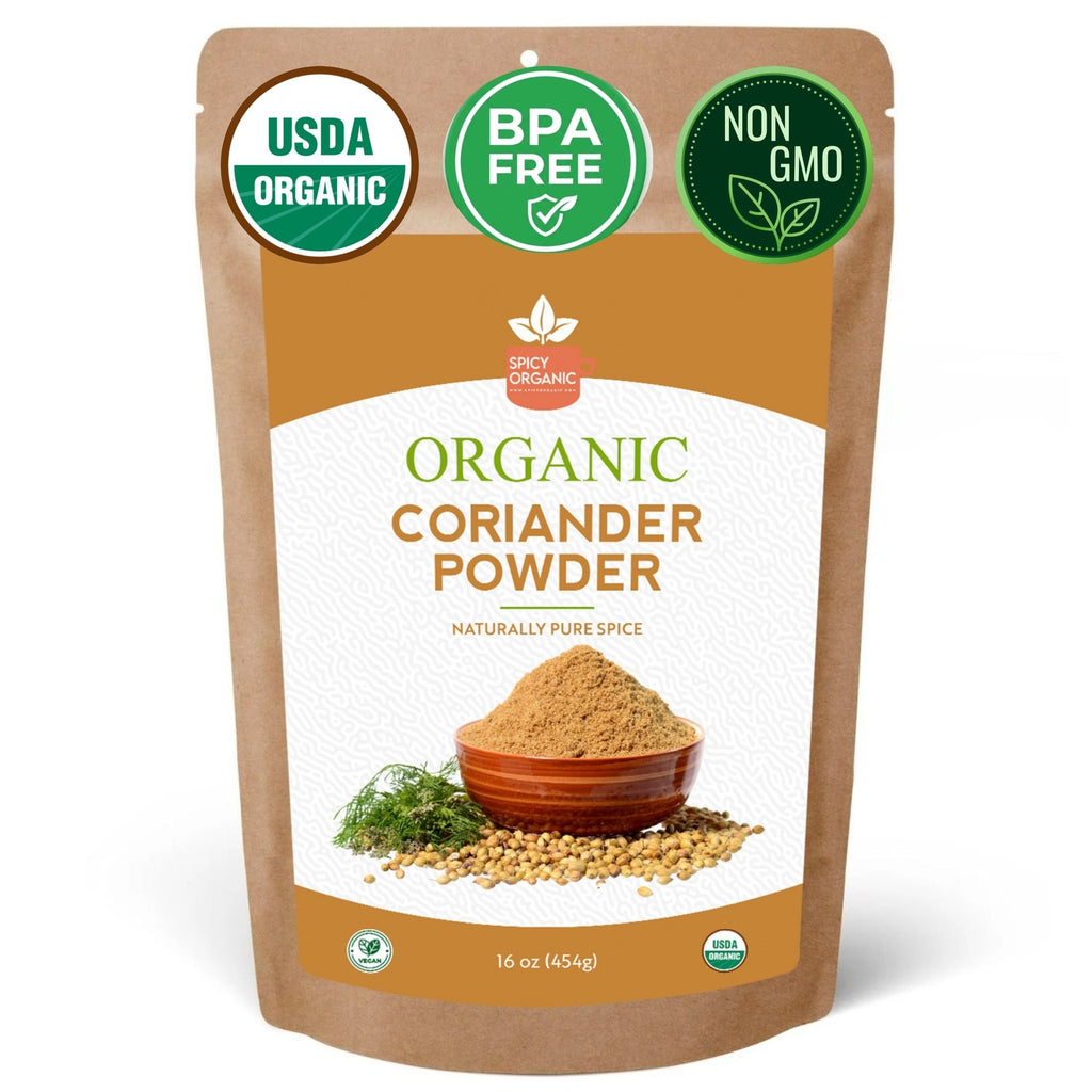 Organic Coriander Powder – USDA Certified Organic Ground Coriander Seeds