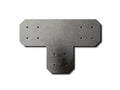 Chamfered Design T Bracket for 6x6 Post, 6 Inch T Bracket Bolt Plate, T Support Bracket, Pergola Bracket, 6 inch, Truss Plate