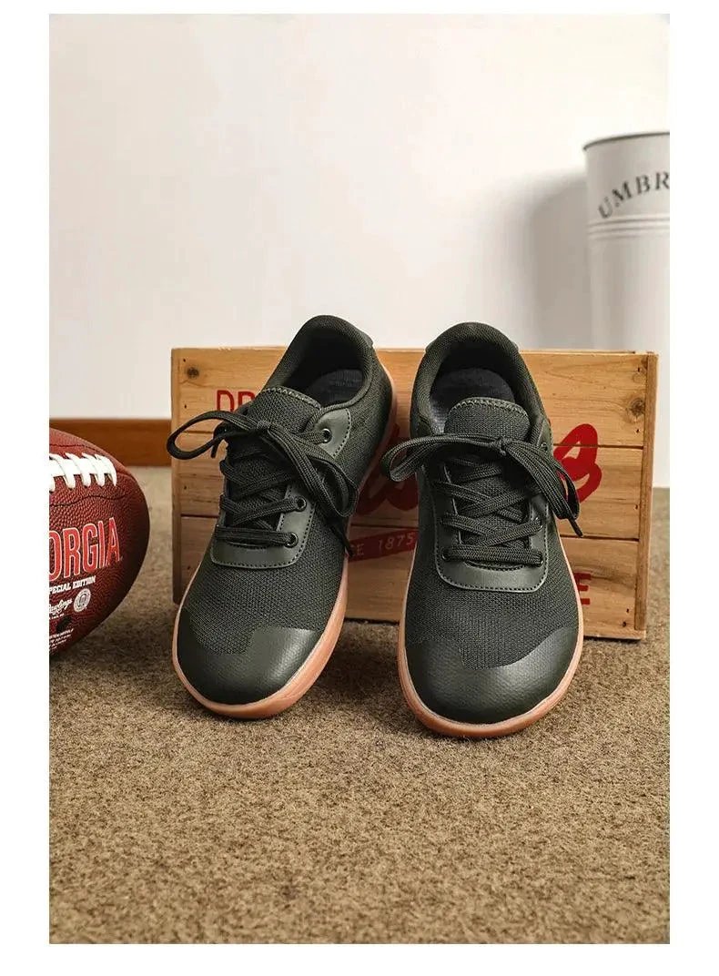 MANDOTOS Breathable Wide Toe Mesh Running Shoes for Men with Lightweight Responsive Sole