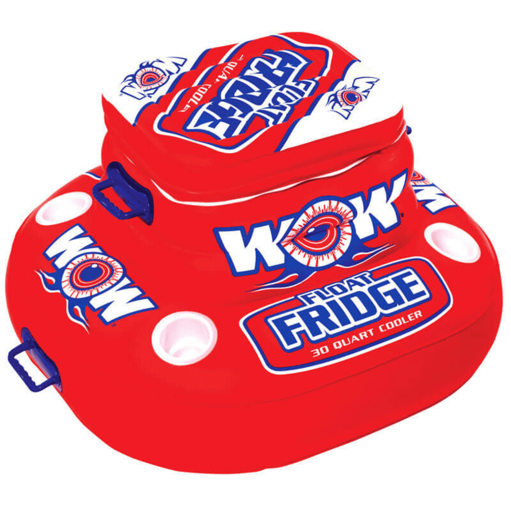 WOW Watersports Float Fridge 30 Can Capacity Inflatable Cooler