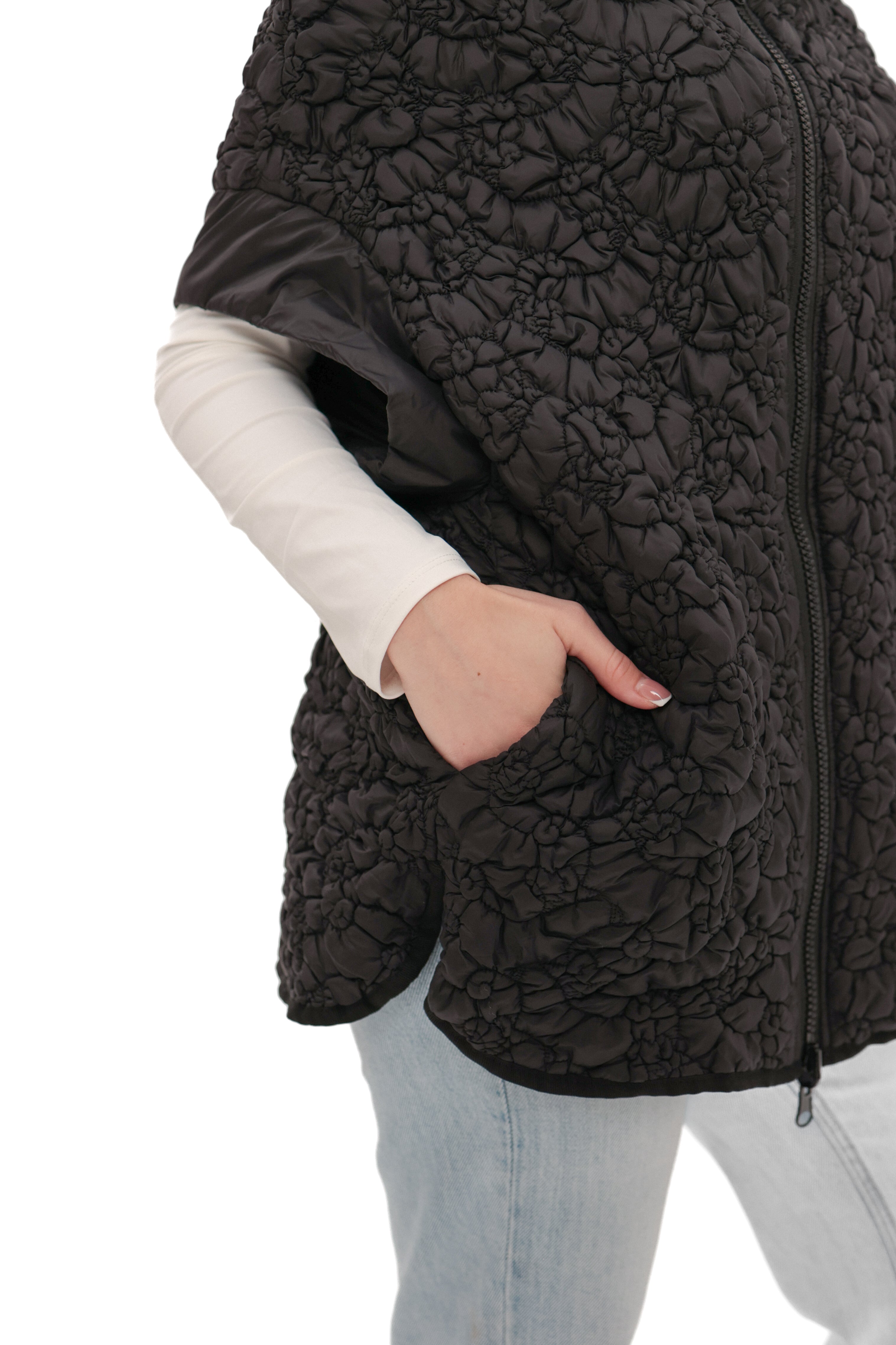 ⇆ Reversible 2 in 1 Loft Vest in Black