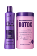Plastica dos Fios Anti Residue Shampoo Hair Btox Damaged Hair Recovering Kit