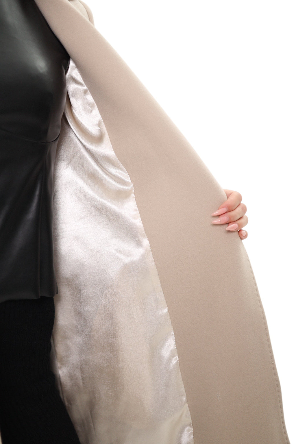 Kyoto Midi Cashmere Wool Blend Coat
