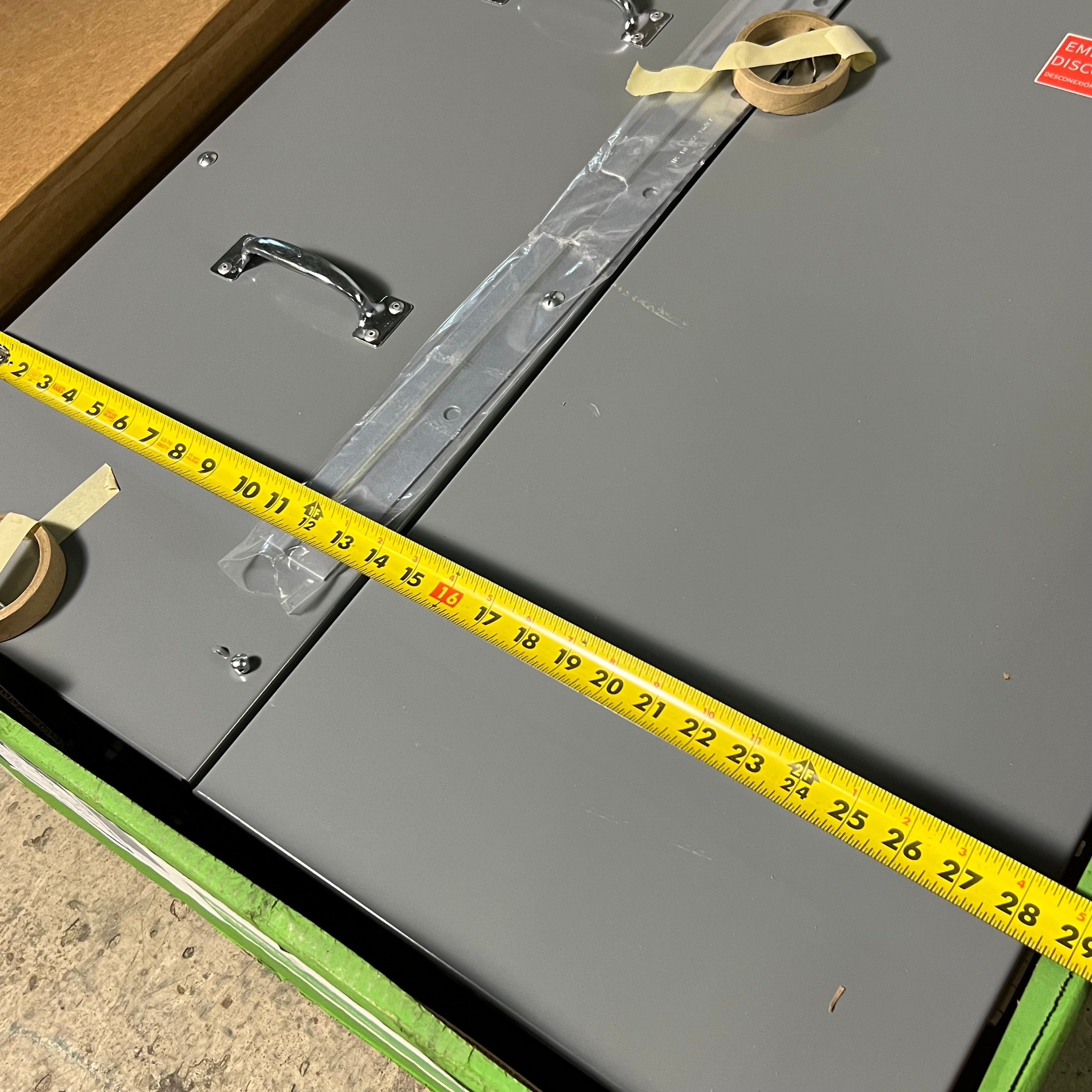 SCHNEIDER ELECTRIC Combination Service Entrance Device Sz 28.5" W X 41.5" H