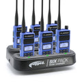 6 PACK - Choose Your Business Band Two Way Handheld Radio - RDH-X - Black