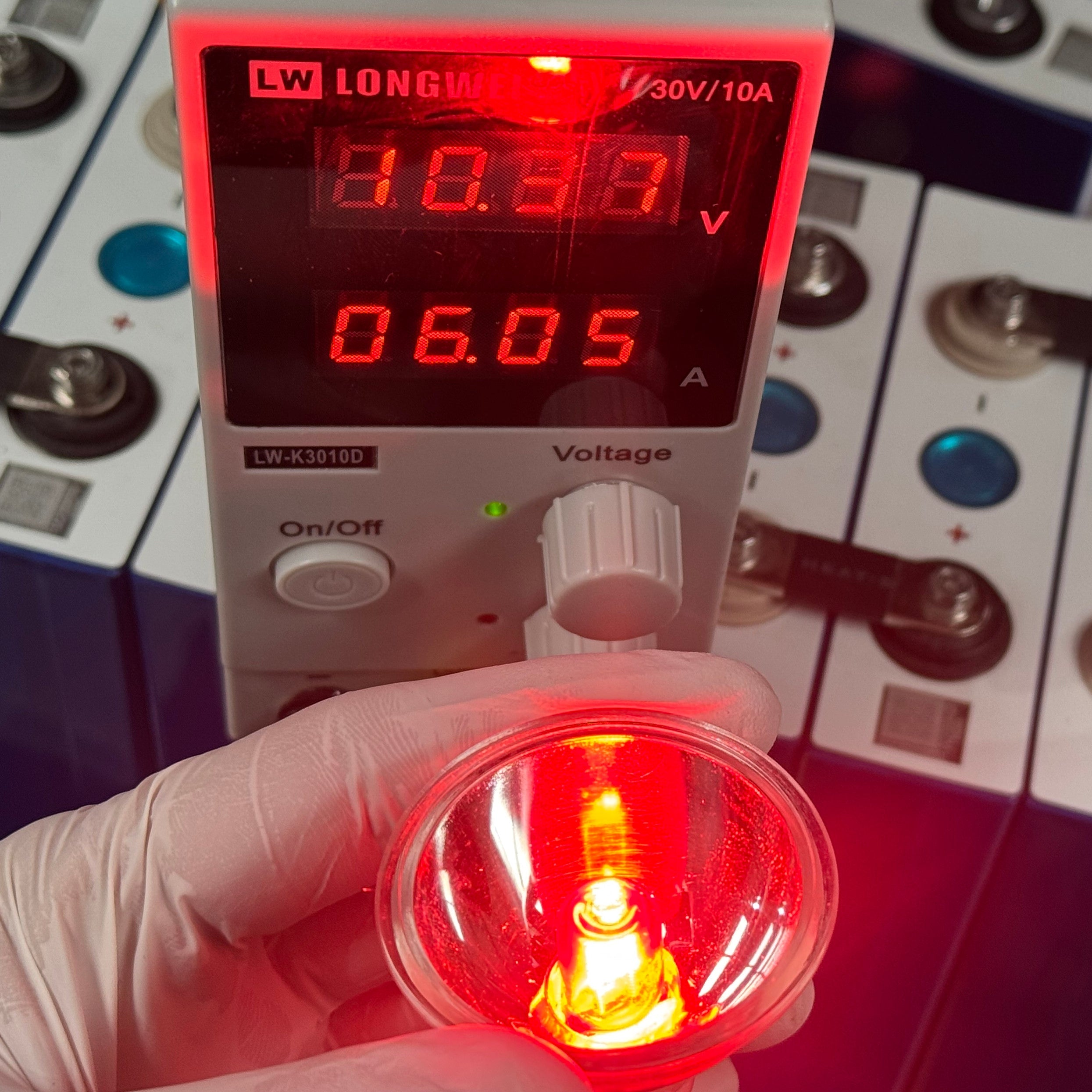 12V - 24V Miniature Infrared / Red Light MR16 Halogen Lamp
