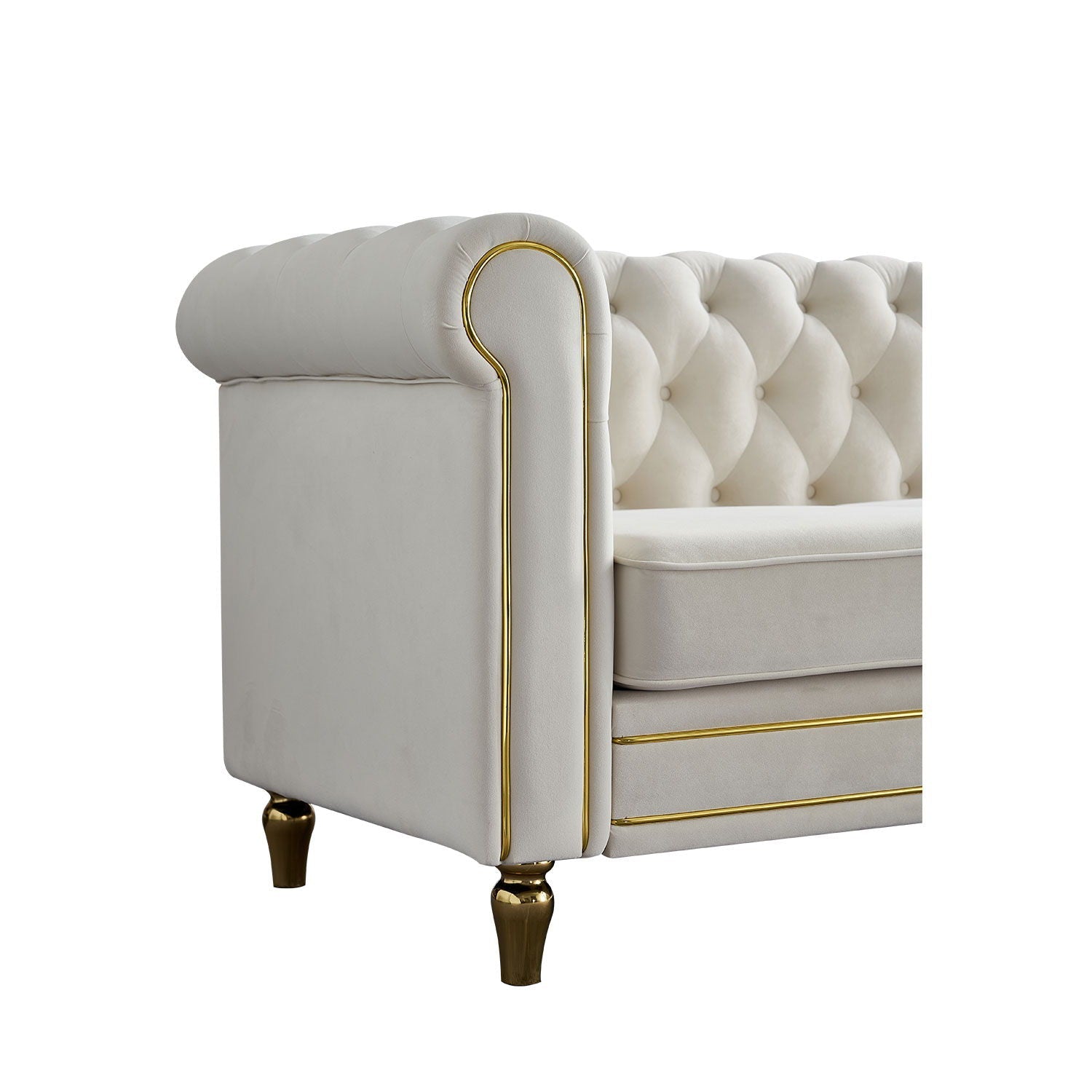 Chesterfield - Sofa 84.65" For Living Room
