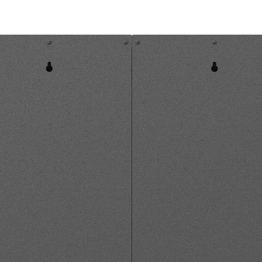 Metal Wall Mounted Tool Storage Cabinet With 2 Locking Doors, Adjustable Shelf, And Drawer