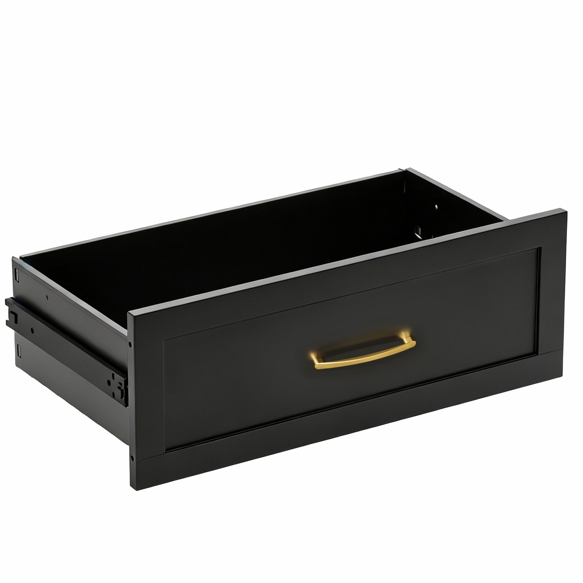 Dresser 6-Drawer Black Steel Smooth-Glide Powder Coat 47.3x15.8x30 In