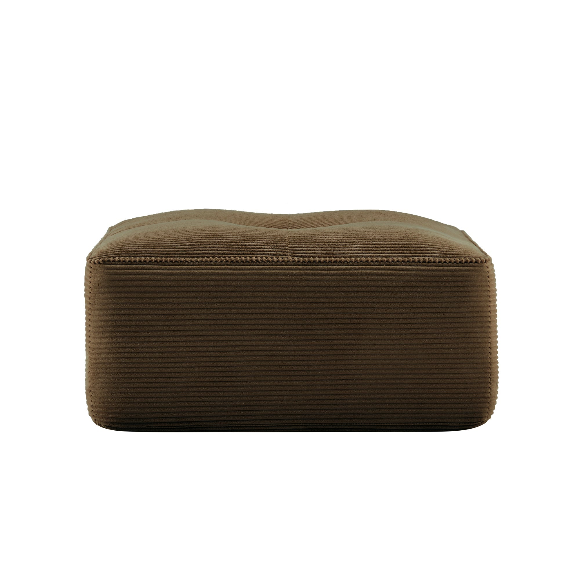 Ottoman Corduroy - Brown