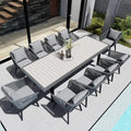 Elegant 11 Piece Patio Dining Set for Outdoor Spaces