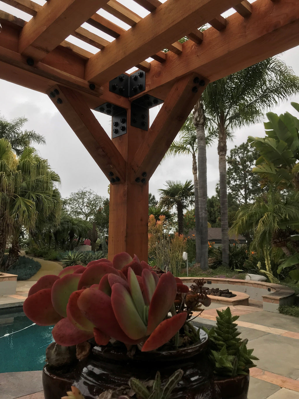 90 Degree Angle Bracket for 8" Wood Post, 8x8 Angle Bracket, Wood Post Bracket, Angle Support Bracket, Pergola Bracket | Made in the USA!