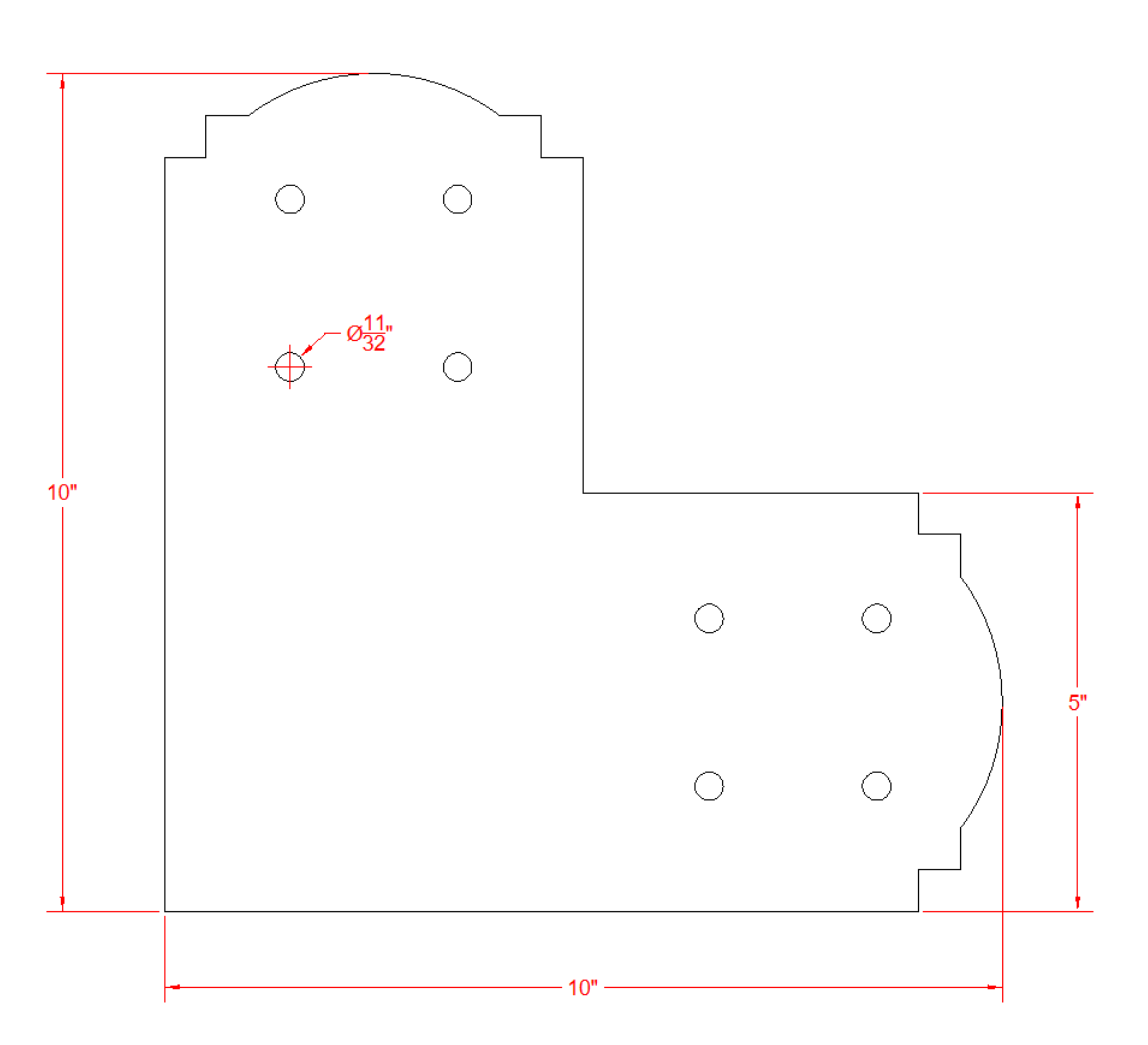 Decorative Design L Bracket for 6x6 Post, 6x6 L Support Bracket, 6x6 Steel Bracket, 6 inch Post Bracket, 6x6 L Bracket, Truss Plate