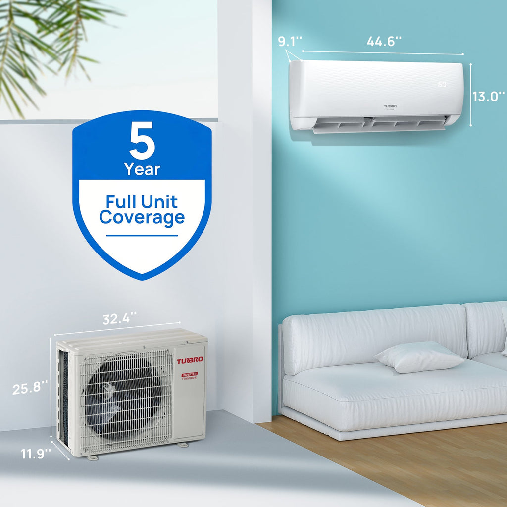 Finnmark 24,000 BTU Single Zone Mini Split AC (R32)