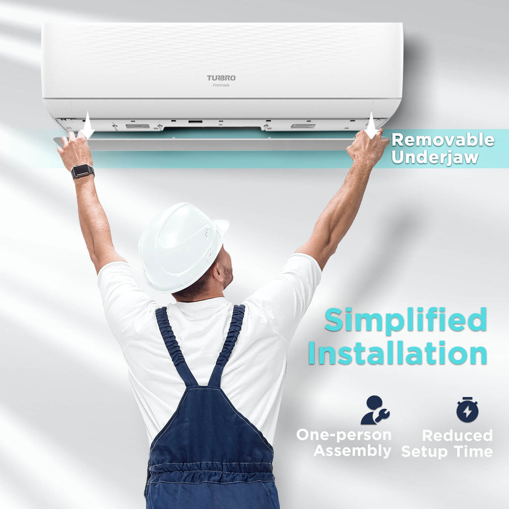 Finnmark 9,000 BTU Single Zone Mini Split AC (R32)