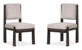 Tauren - Upholstered Side Chair (Set of 2) - Coffee Bean
