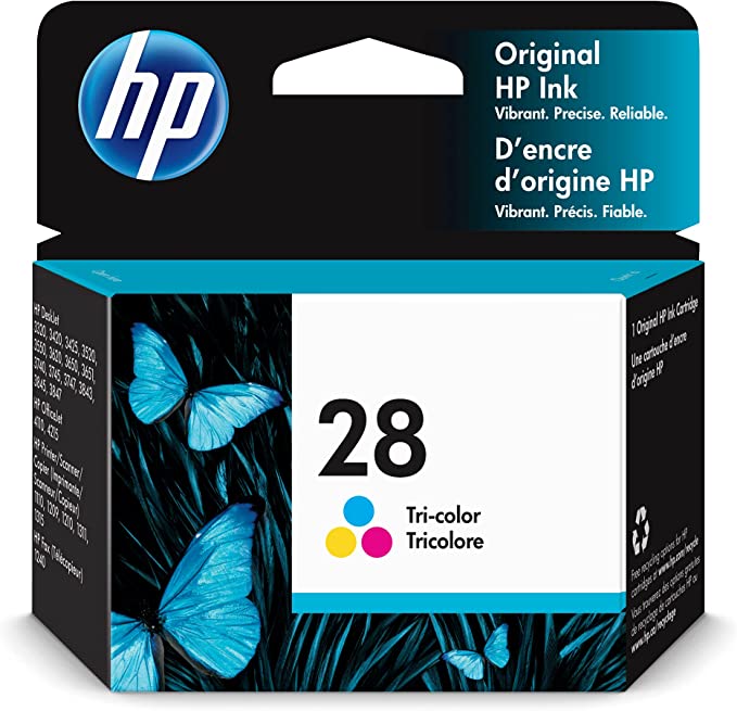 New, Pre-Owned - HP 28 (C8728AN) Color Ink Cartridges