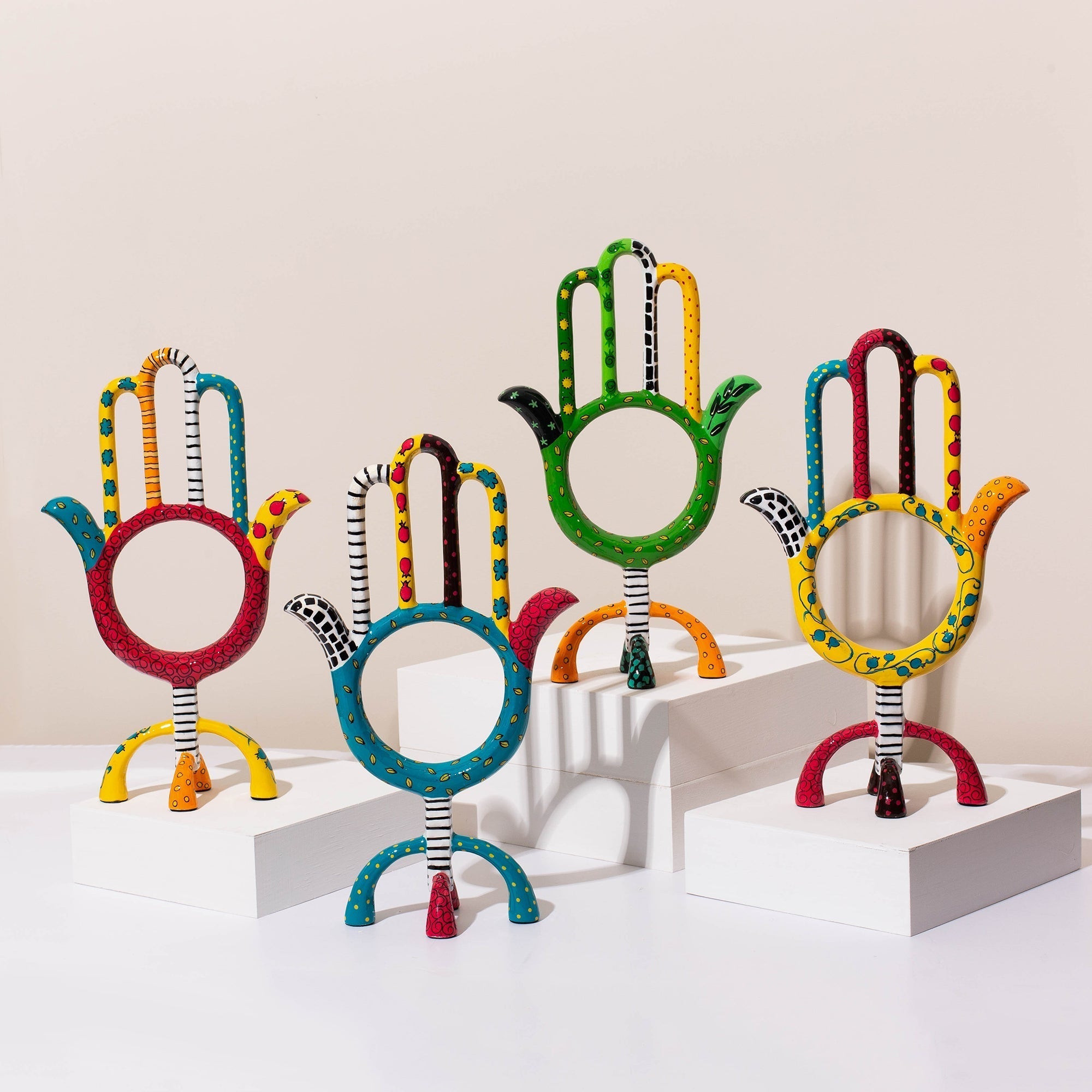 Elegant Colorful Hamsa Stand - HAMSA POP Series