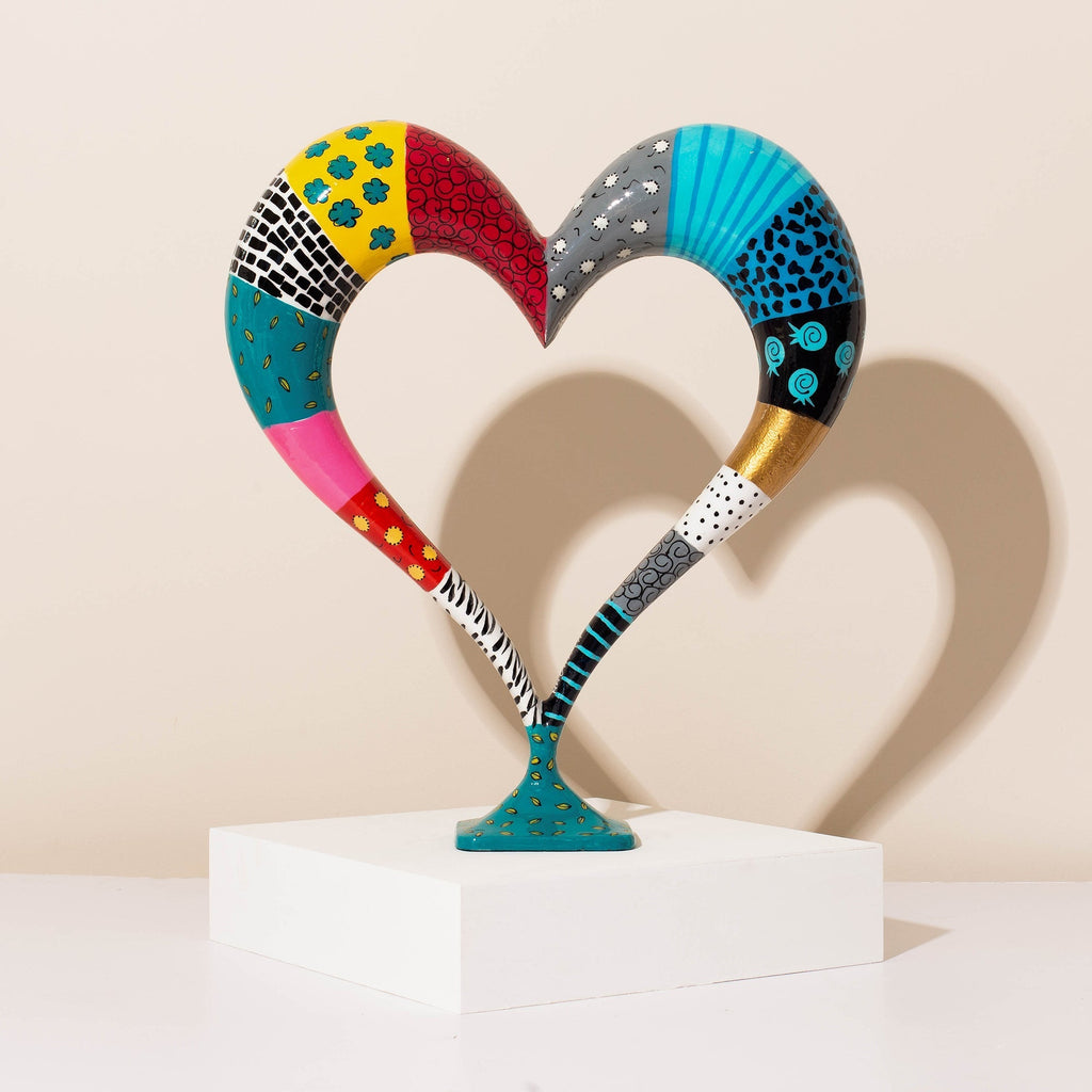 Decorative Heart Sculpture – Pulse Series