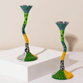 Handcrafted Colorful Candle Holder Set – Loopy Series