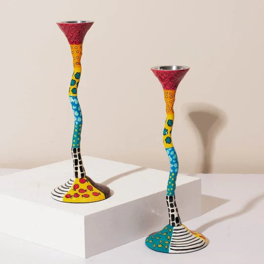 Modern Sculptural Candle Holders – Loopy Series