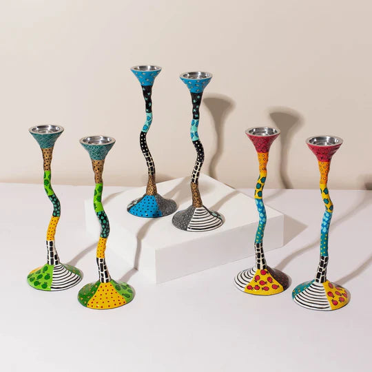 Colorful Premium Handcrafted Candle holders – Loopy Series