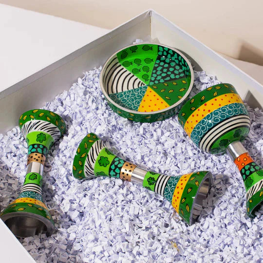 Unique Artistic Luxury Shabbat Set – Premium Shabbat Series