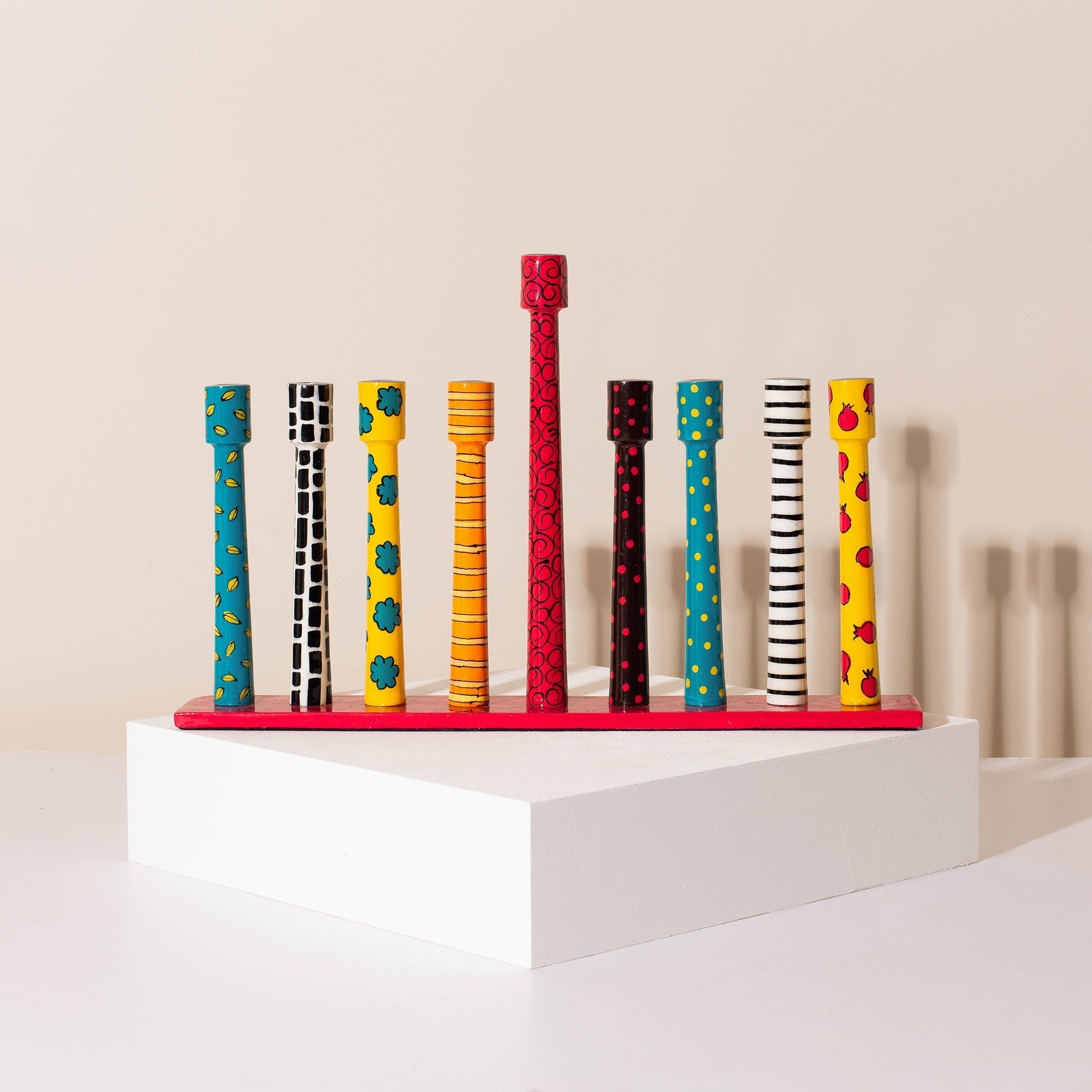 Minimalist Chanukkah Menorah – Line Series