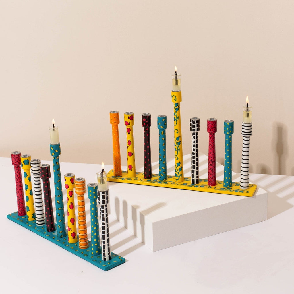 Designer Menorah for Hanukkah – Line Series