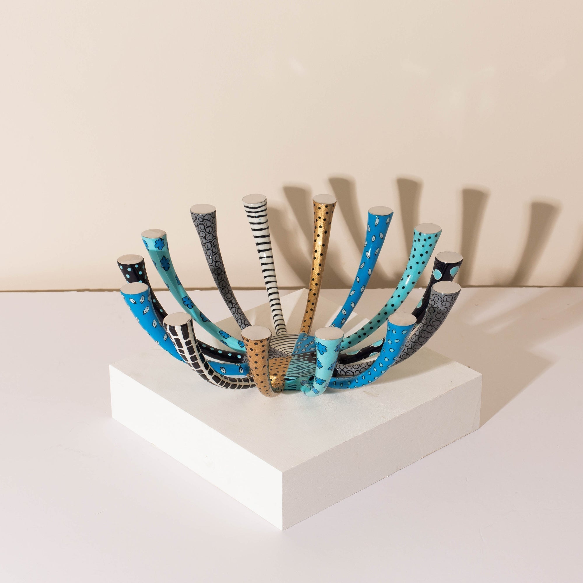 Artistic Aluminum Jewish Decor Bowl – Bowlina Series
