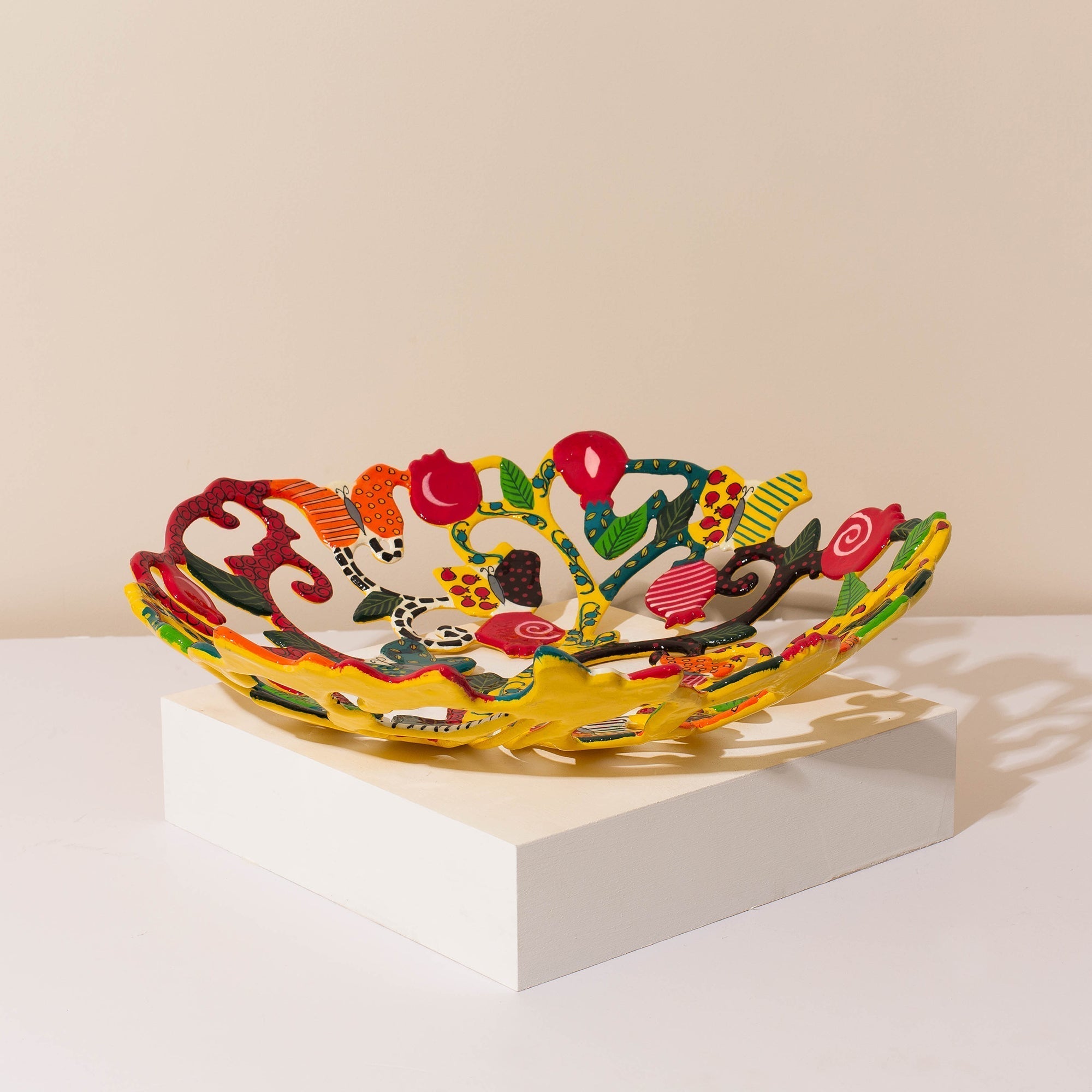Modern Handcrafted Fruit Bowl – Tree of Life Art – Eden Series