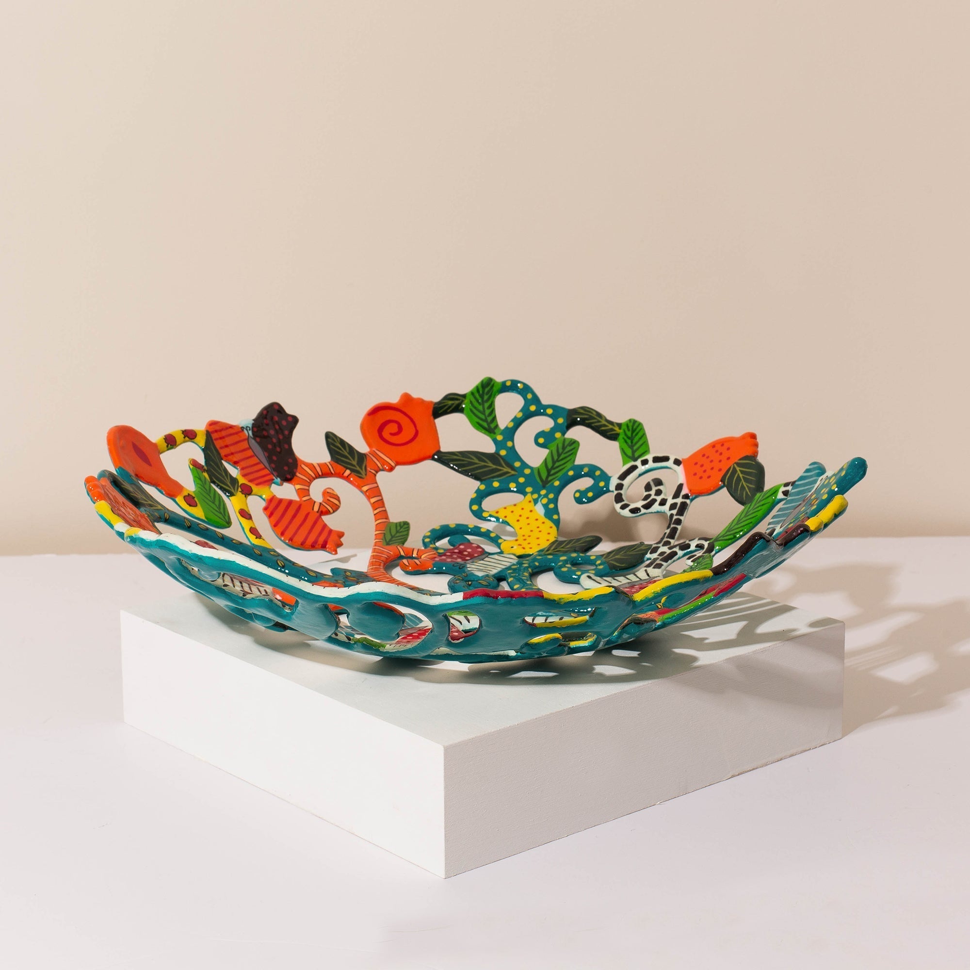Handcrafted Tree of Life Fruit Bowl – Eden Series