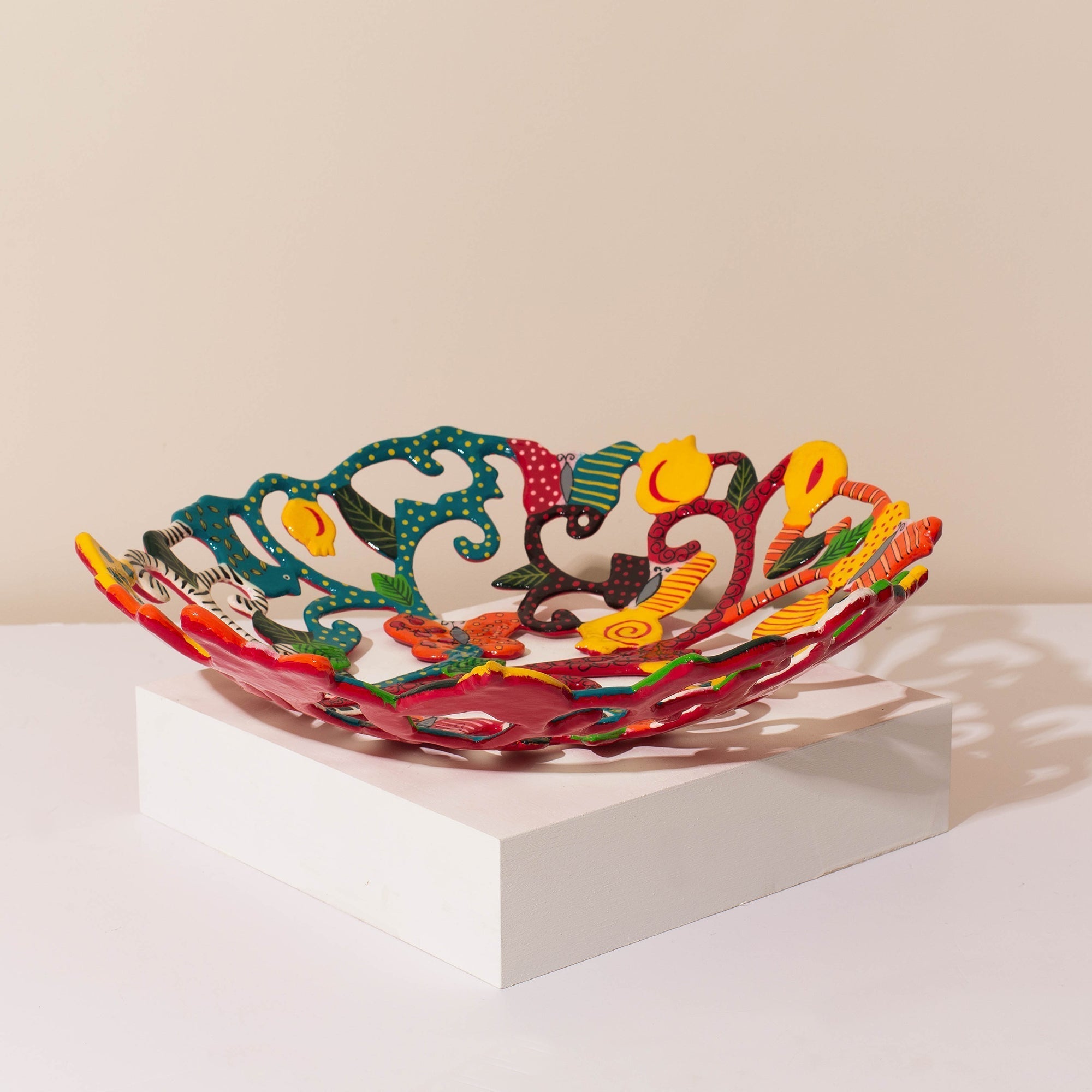 Handcrafted Tree of Life Fruit Bowl – Eden Series