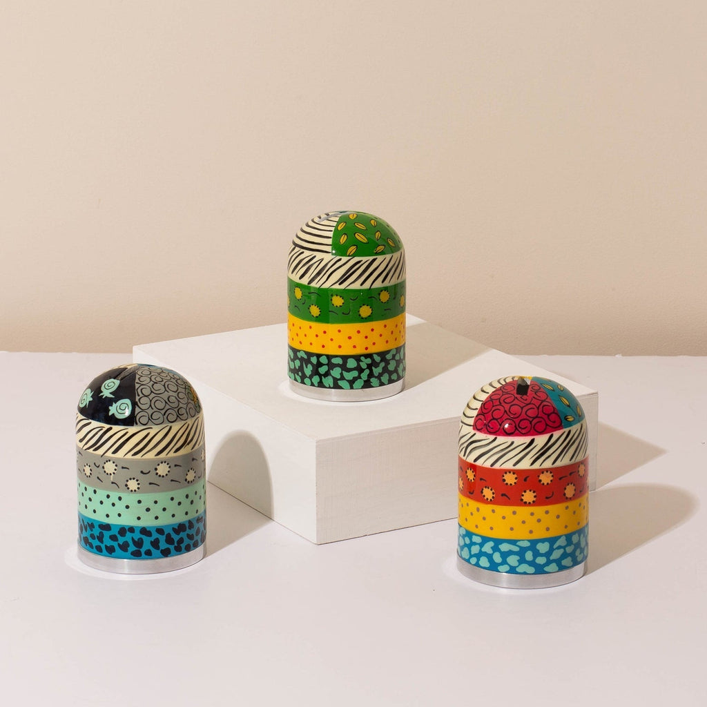 Coins Tzedakah Box – Hand-Painted Aluminum – Coins Series