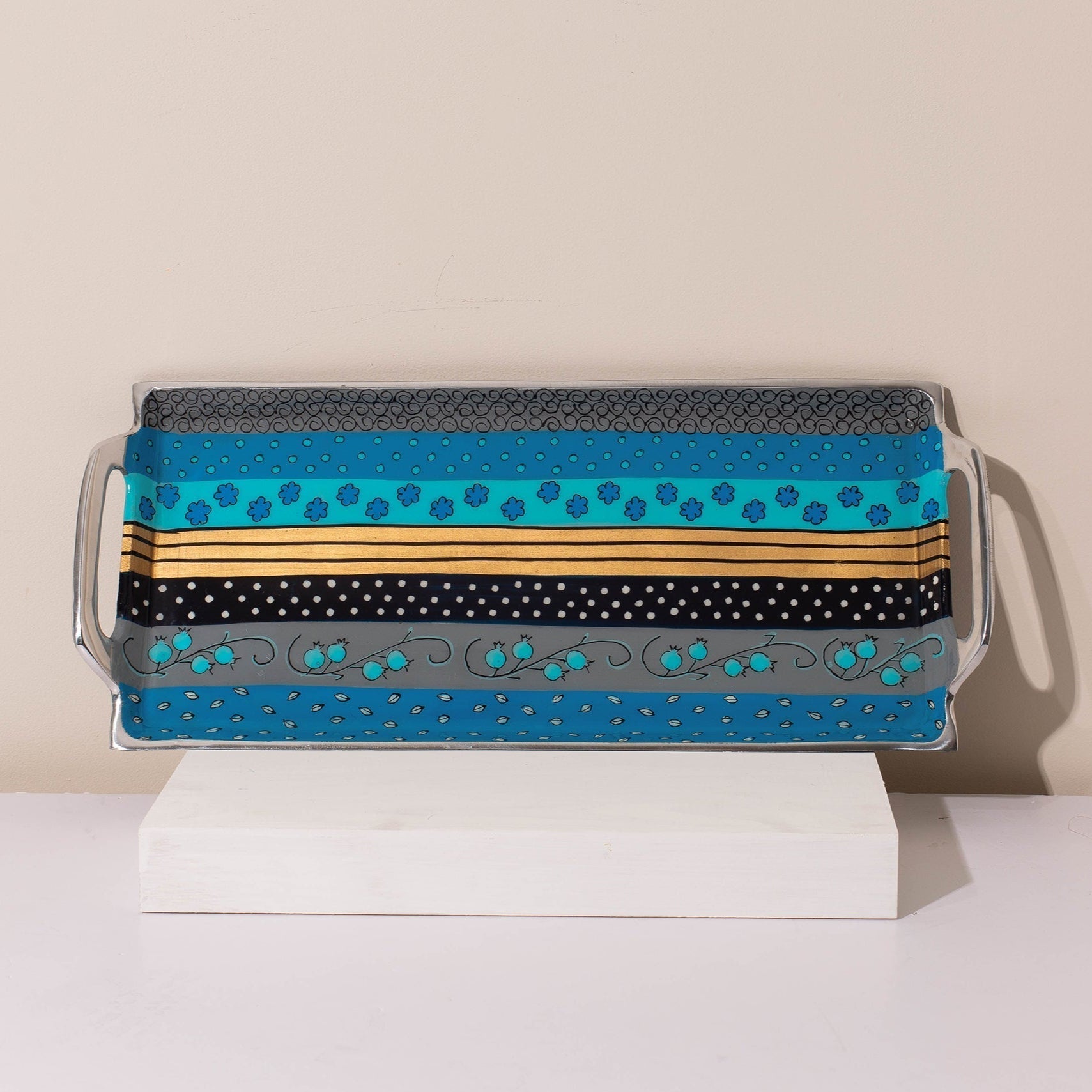 Decorative Handcrafted Tray for Holiday Tables – Traya Series