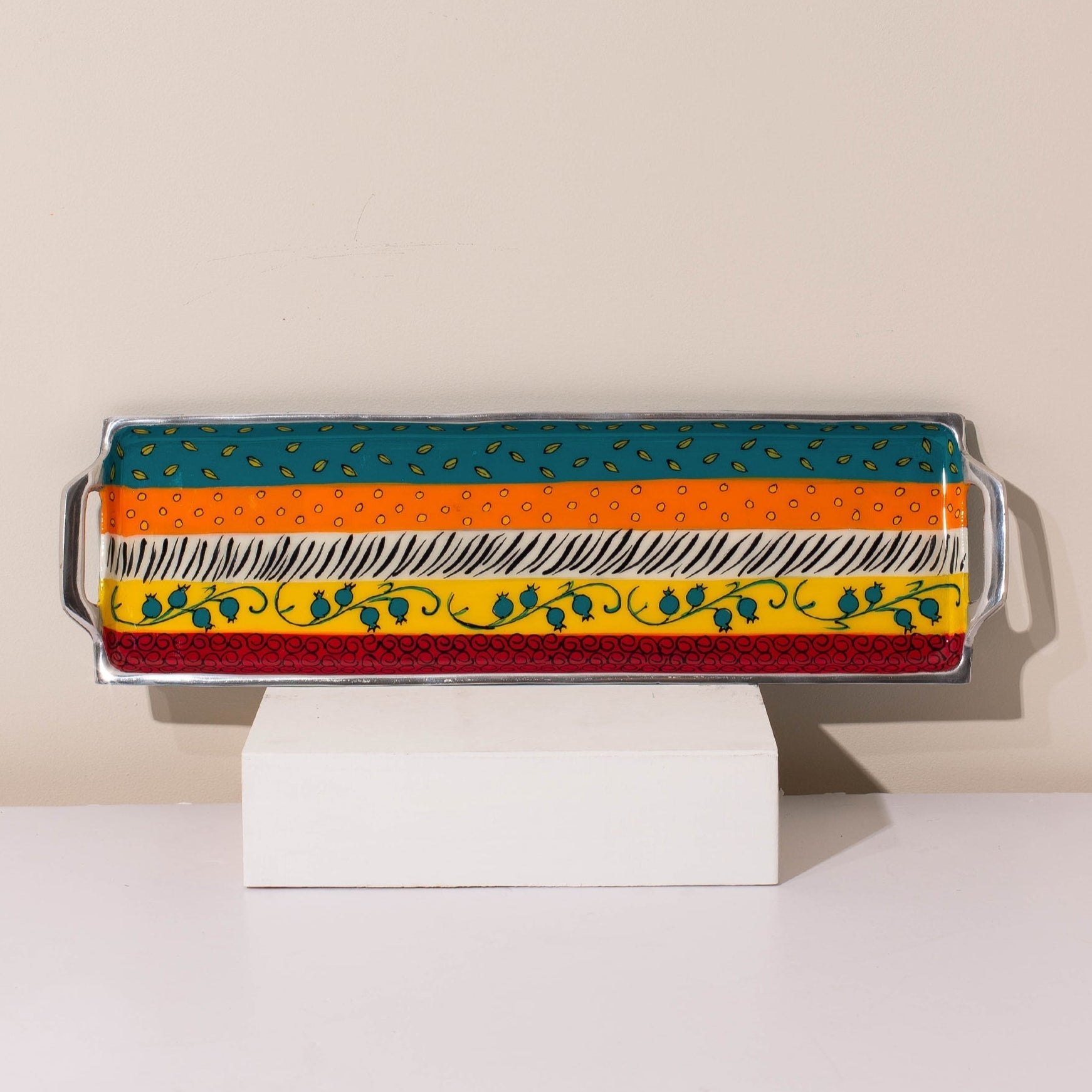 Decorative Handcrafted Tray for Holiday Tables – Traya Series