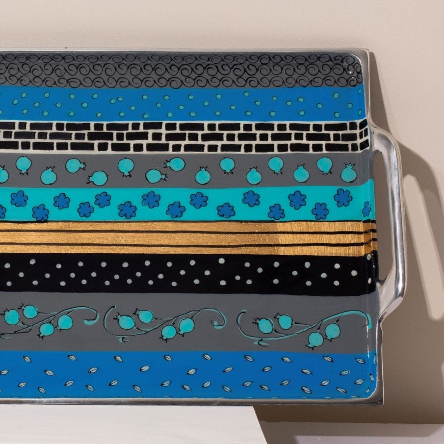 Handcrafted Colorful Serving Tray – Traya Series