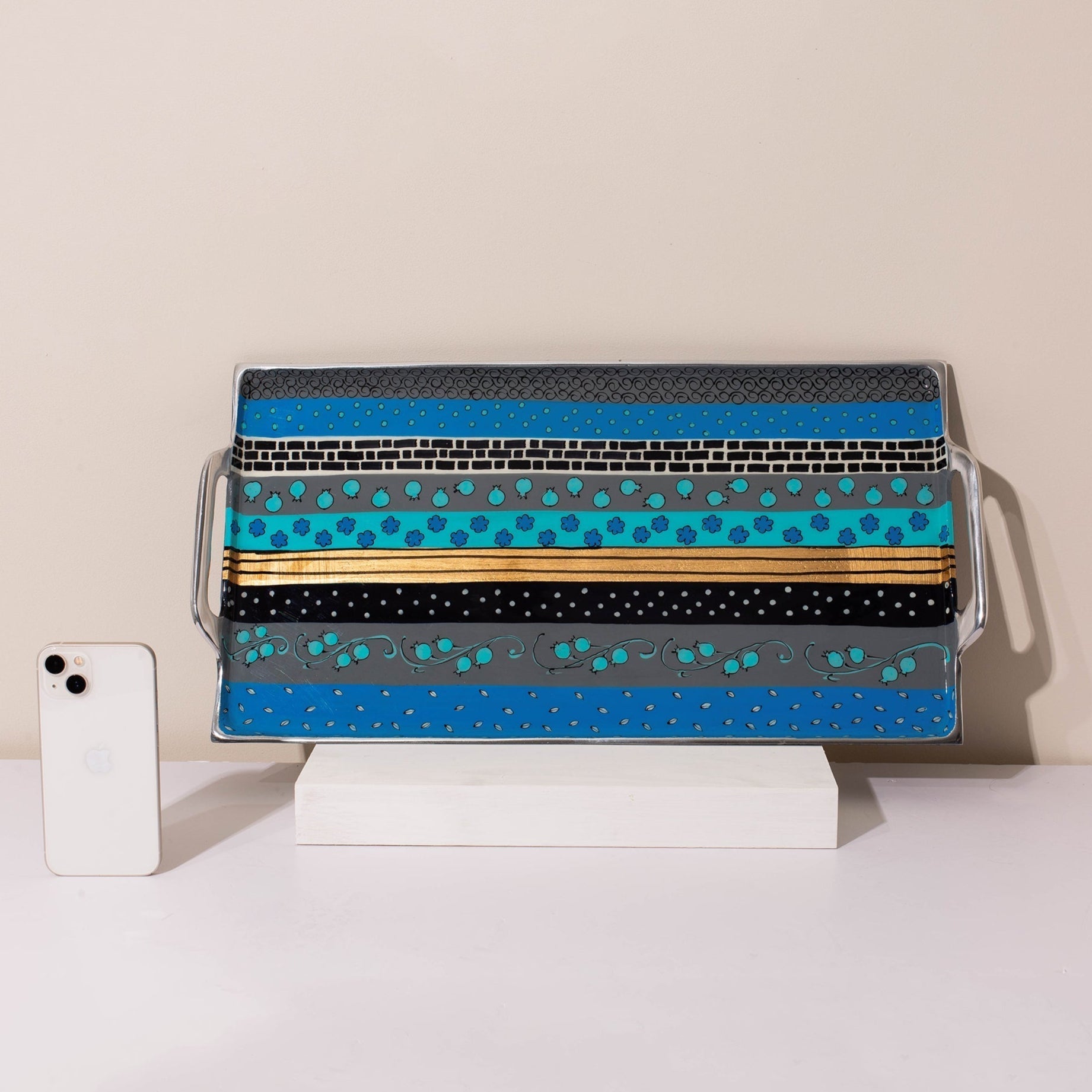 Decorative Handcrafted Tray for Holiday Tables – Traya Series