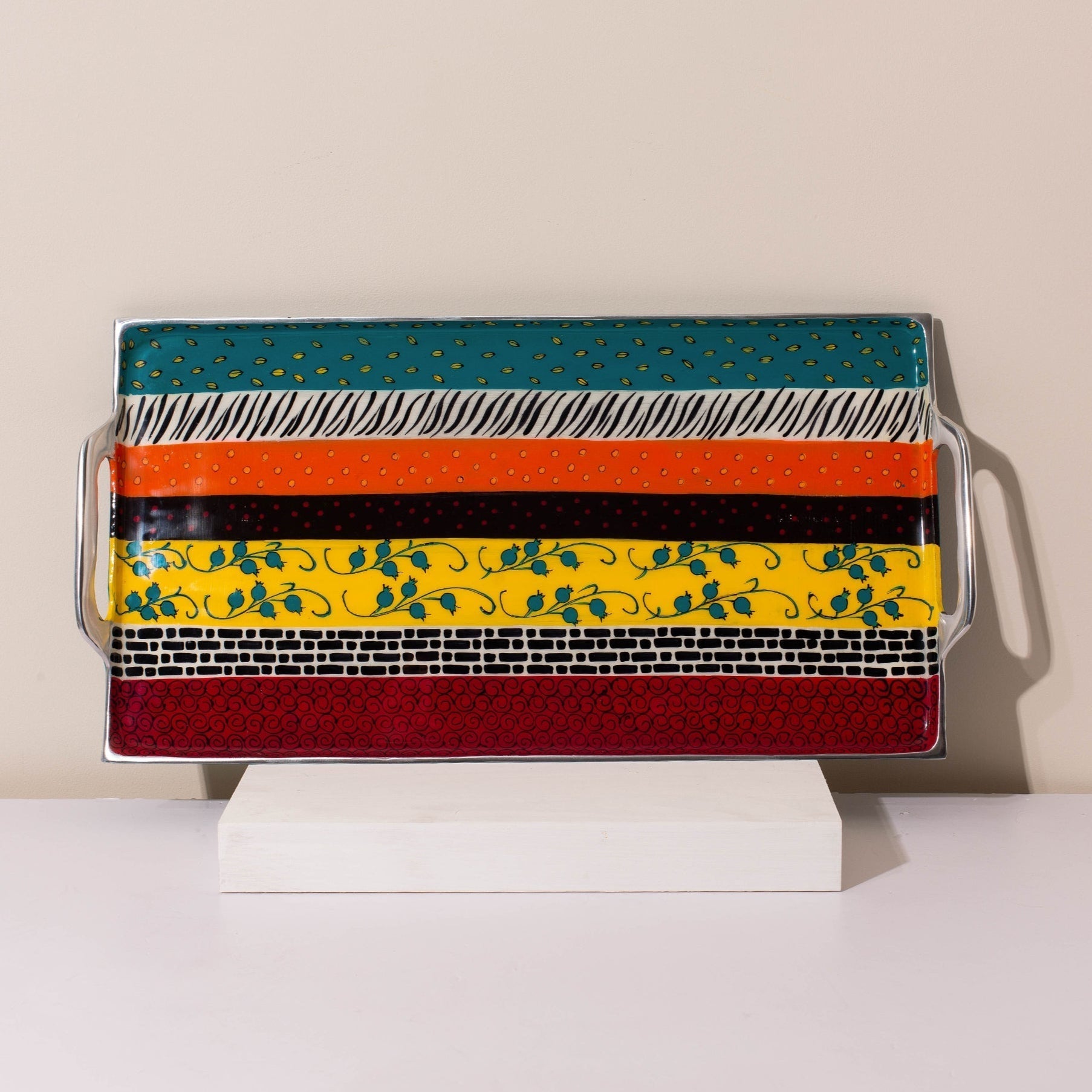Decorative Handcrafted Tray for Holiday Tables – Traya Series